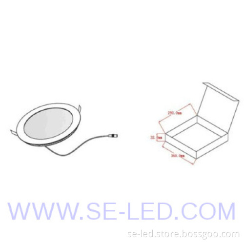 60pcs super bright 3528SMD 5W LED Panel Lighting